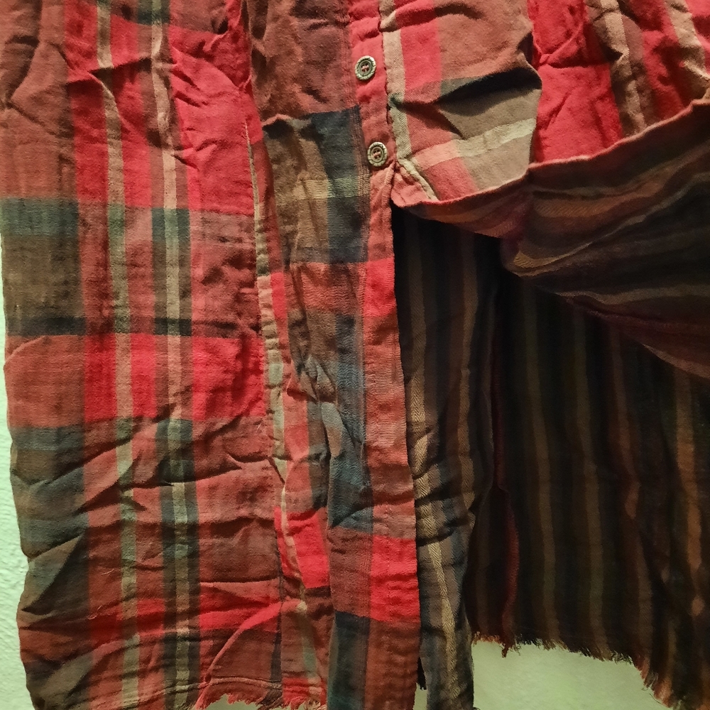 Mystree Long Plaid Skirt - Picture 5 of 8